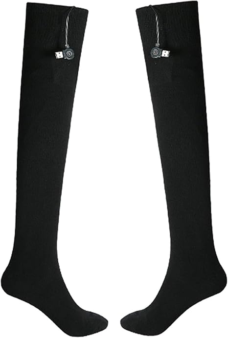 Amazon Co Jp 冬の暖かい靴下 屋外作業の高齢者のための屋外の寒さの保護事務員usb充電遠赤外線圧縮3速インテリジェント温度制御 Size Black Stockings ホーム キッチン