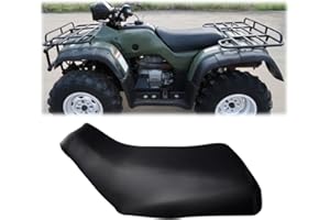 PIT66 Seat Cover, Compatible with Honda Foreman 400-450 1997 1998 1999 2000 2001 2002 2003 2004, Motorcycle ATV Seat Leather Protector Black