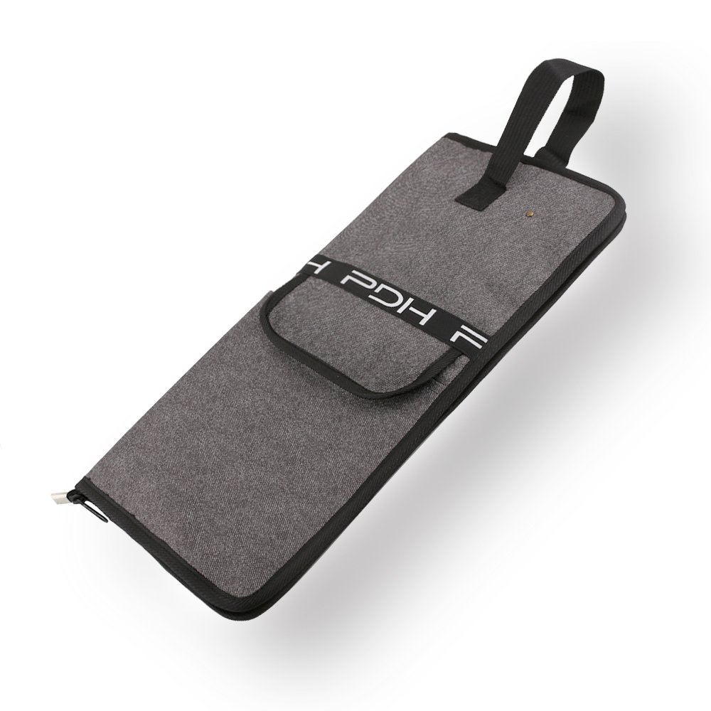 Mugig Trommelstocktasche Drumsticktasche Stick Bag aus wasserdicht Baumwolle (grau)