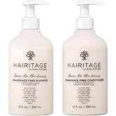 Hairitage Down to the Basics - Chamomile + Sunflower Seed Oil-Infused Shampoo and Hydrating Color-Safe Conditioner - 13 oz