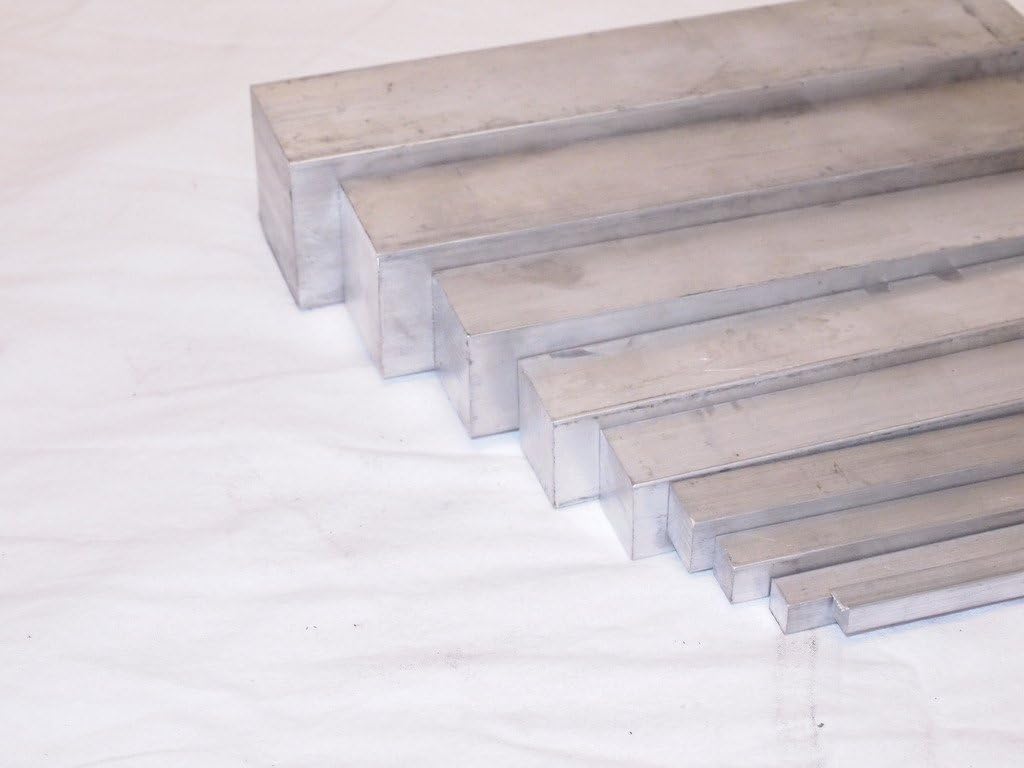 Aluminum Square Bar 6061 - T6 0.625" by 24" long
