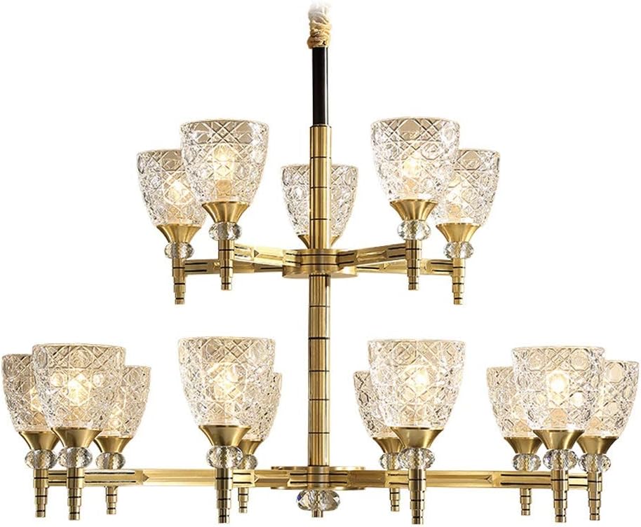 ZSAIMD 30 Leuchten Moderne K9 Kristalltropfen Leuchter-Beleuchtung