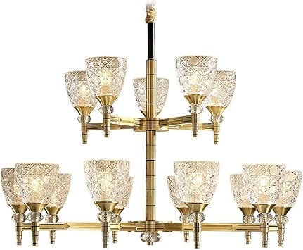 ZSAIMD 30 Leuchten Moderne K9 Kristalltropfen Leuchter-Beleuchtung