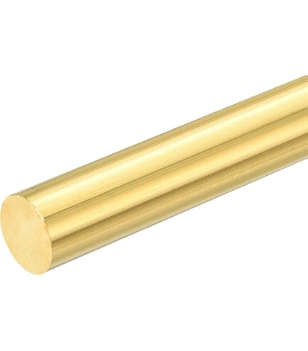 10mm(0.4) Dia. 250mm(9.84) Long H62 Brass Bar 10mm(0.4) Dia. 250mm(9.84) Long H62 Brass Bar