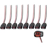 8 Pcs Fuel Injector Connector Pigtail Wire EV6 EV14 USCAR Fit for Dodge LS2 LS3 GM Ford
