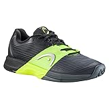 HEAD Men's Revolt Pro Sneaker, Black/Yellow, 11.5