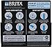 Brita Water Filter Bottle Replacement Filters, (4 Count)