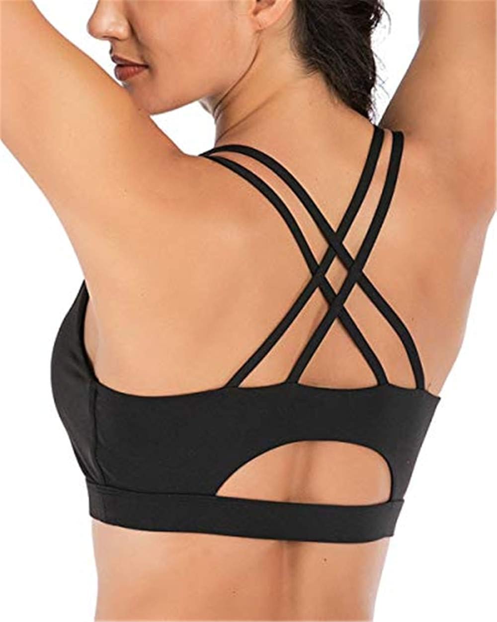 Women's Cross-Strap Sports Bra Long 