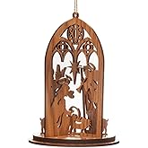 Kurt S. Adler Wood Nativity Scene Ornament D3424 New for Christmas