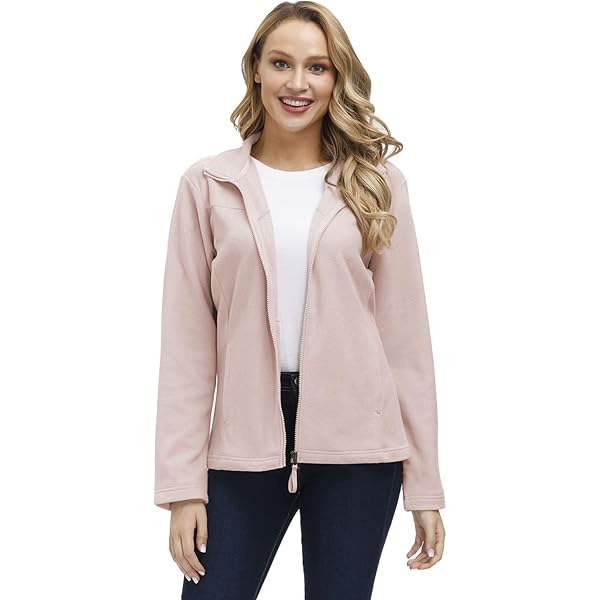 Amazon.com: Calvin Klein Womens White Stretch Zip Up Jacket