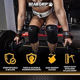 BEAR GRIP Premium Figure 8 Lifting Straps (Pair) Black view 6