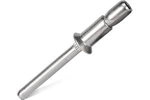 ALLCLEAN 3/16" x 1/2" Industrial-Grade Internal Lock Dome Head Structural Rivets Pop Rivets – Robust Connections Designed for Heavy-Duty Projects - 30 Pack
