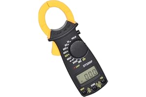 Mini Digital Clamp Meter - KeenWise DT3266F AC/DC Voltage, 600A Current, 200k-2MΩ Resistance Tester