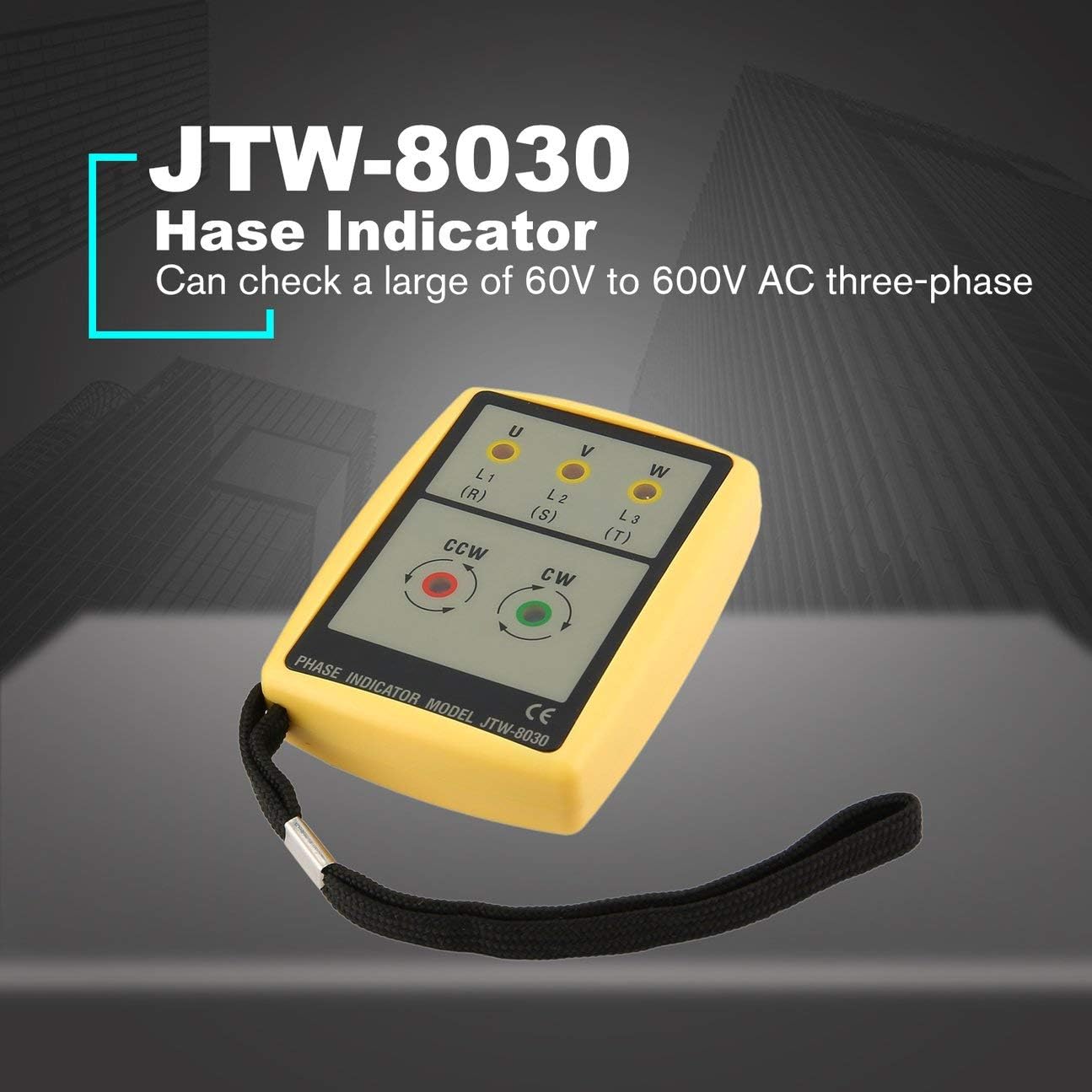 Machinyeseed Jtw Jtw 8030 Portable 3 Phasenfolge Meter Multimeter Presence Rotation Tester Phasenanzeige Detektor Meter Led Summer Farbe Gelb Amazon De Kuche Haushalt