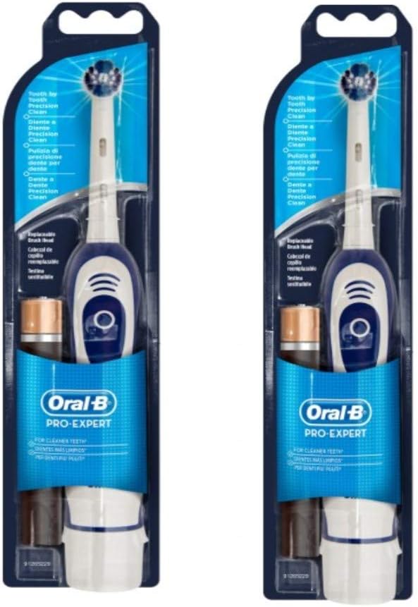 Braun Oral-B PRO EXPERT 400 Battery-Operated Toothbrush (Duo Pack)