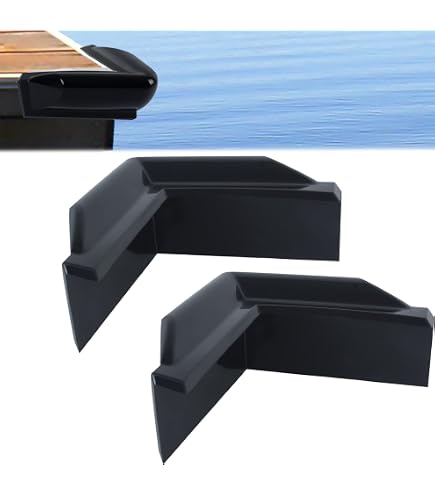 Lot de 2 protections d'angle de quai en vinyle à 90 degrés pour bateau de marine, 22,9 x 22,9 x 12,7 cm (L x l x H Lot de 2 protections d'angle de quai en vinyle à 90 degrés pour bateau de marine, 22,9 x 22,9 x 12,7 cm (L x l x H