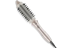TYMO Thermal Brush Curling Brush - STYLUX 1.5 Inch Blowout Volumizer with Flexi-Fit for Hair Straightening, Heated Round Styl