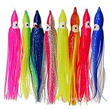 Hoochie Octopus Skirts Trolling Lures Soft Plastic Lures Fishing Squid Skirts