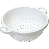 Chef Craft Select Plastic Deep Colander, 11x5 inch 5 quart, White