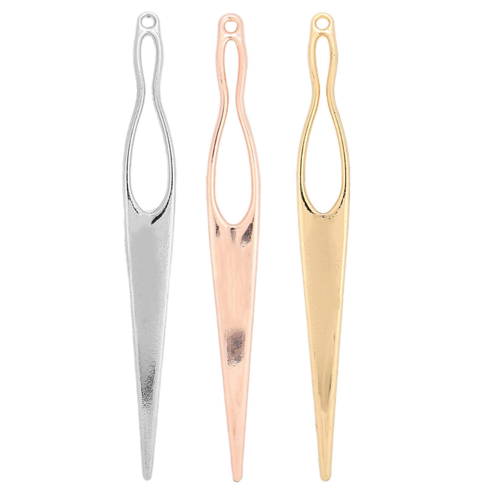 Uxsiya 3pcs Dreadlocks Needle Dreadlock Crochet Hook Tool Hair Braiding Tools for Different Braiding