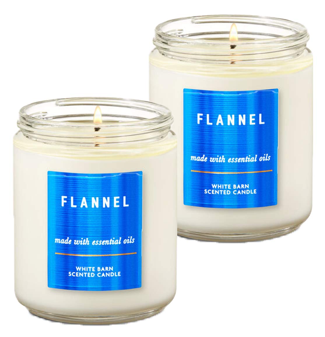 Amazon Com Bath Body Works White Barn Flannel Single Wick