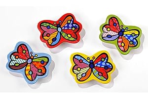 ENESCO Romero Britto Tea Bag Holder Rest - Romero Britto Butterfly Tea Bag Coaster