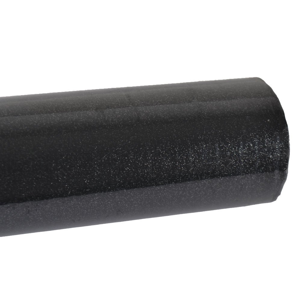 10M x 0.61M PVC Black Sticky Self Adhesive Kitchen Wallpaper Rolls Stickers for Cupboard Furniture Wardrobe Door Cover (Black)