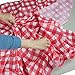 Pudgy Pedro's Red and White Vinyl Table Cloth with Flannel Backing Party Supplies