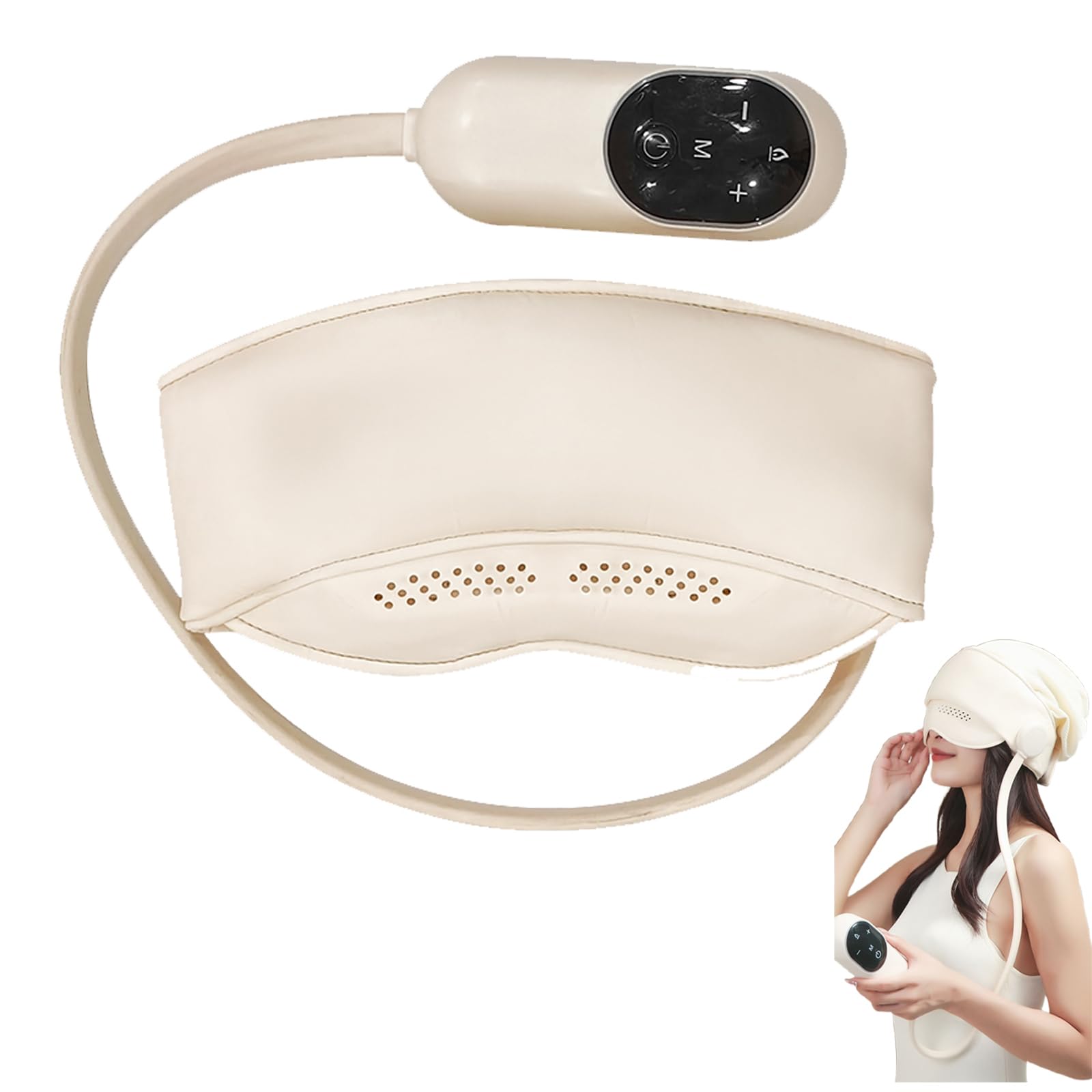 Photo 1 of Dreamweaver Pro Sleep Mask, Eye & Head Massager with Remote & Heat, Elaxing Eyes & Better Sleep, The Perfect Holiday Gift for Mom Dad Women Men