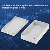 Fafeicy IP65 Waterproof ABS Junction Box Project Enclosure 200x120x56mm Outdoor view 8