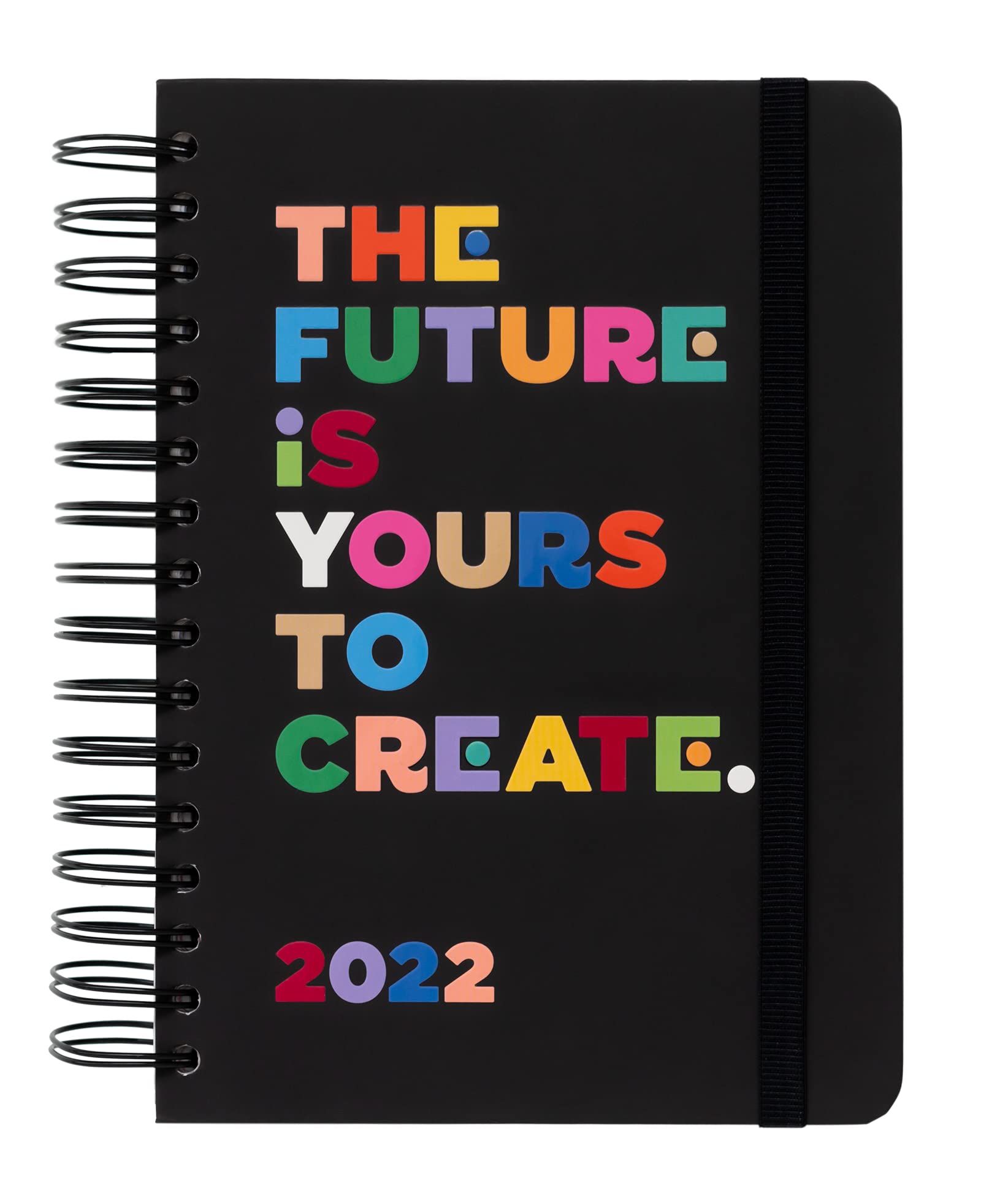 Kokonote: Official The Future Is Yours To Create 2022 Diary Day To Page - 12 Months Planner January 2022 - December 2022 - A5 Diary 2022 Daily Planner By Kokonote
