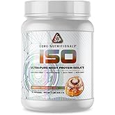 Core Nutritionals ISO, 100% Micro Filtered, Zero Artificial Fillers, 25g Whey Protein Isolate, 32 Servings (Frosted Cinnamon Bun)
