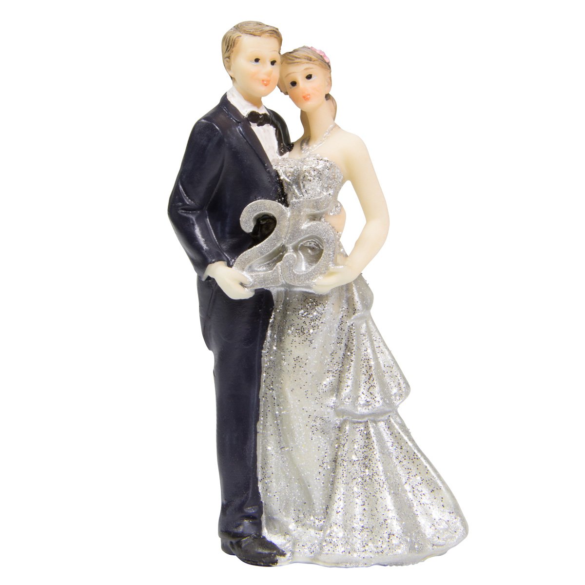 Folat 65121 Silver Wedding Figure 25th Anniversary