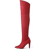 DREAM PAIRS Women's Thigh High Boots Over The Knee Heels Long Sexy Pointed Toe Boots