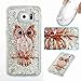 Urberry Galaxy S6 Case, Soft Cute Design Liquid Case, Bling Glitter Case for Samsung Galaxy S6 with a Screen Protector (Owl)