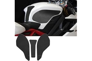 Wodpice Motorcycle Fuel Tank Pad for DAYTONA 675 /R 2013 Street Triple 765 RS, Anti-slip Motorcycle Gas Tank Protectors Tank Protection Stickers Knee Grip Traction Pads (Black)