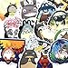 64PCS My Neighbor Totoro, Clear Stickers No-Duplicate Waterproof Vinyl Stickers for Skateboard Luggage Helmet Guitar (Totoro)