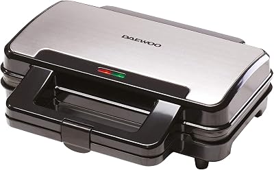Daewoo Deep Fill Sandwich Toaster 900W Non-Stick Toastie Maker