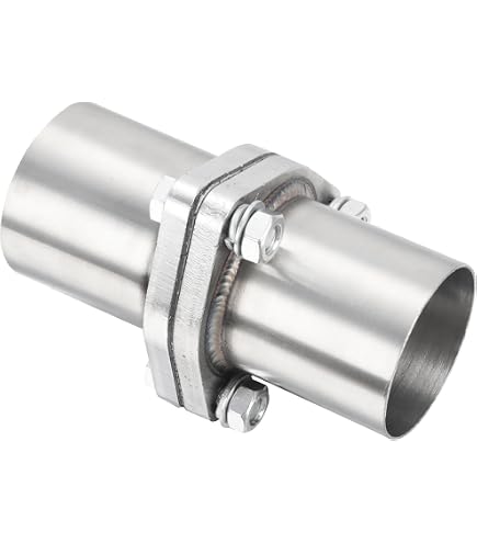 Universal 2" Semi-Direct Fit Exhaust Flange Repair Pipe/Converter By EMUSA
