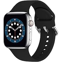 AIGENIUS Sport Bands Compatible with Apple Watch 38mm 40mm 42mm 44mm, Soft Silicone Strap Waterproof Watch Bracelet…