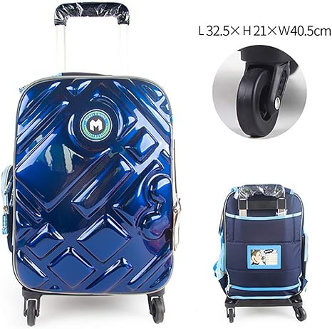 4 wheel rolling backpack