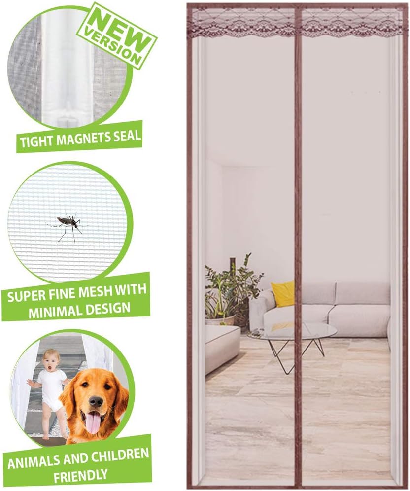 30 x 80 screen door with pet door