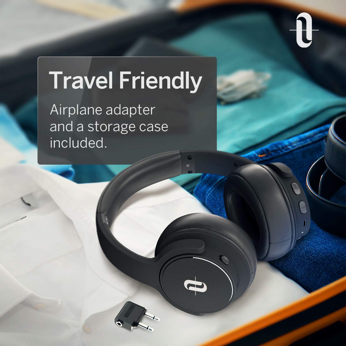 TaoTronics Active Noise Cancelling Bluetooth Headphones HiFi Stereo