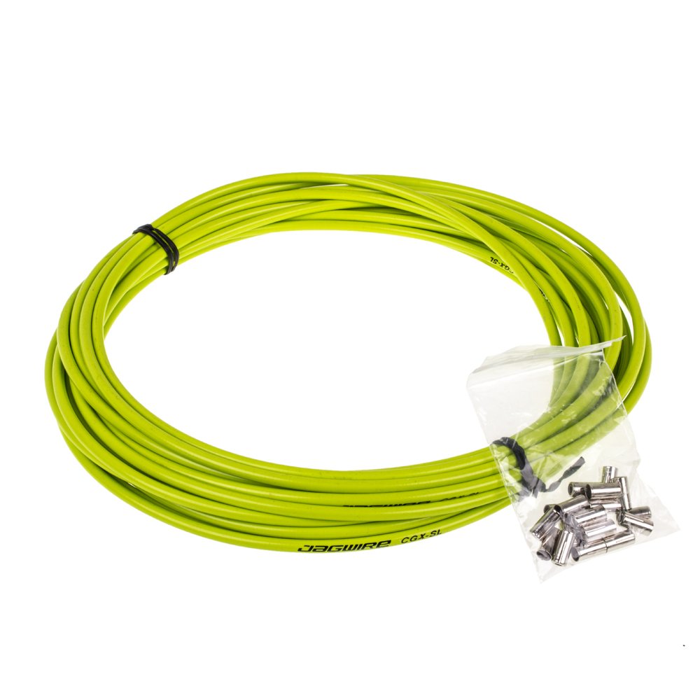 Jagwire CEX Brake Cable Housing Green Bio-Grün Size:5 mm