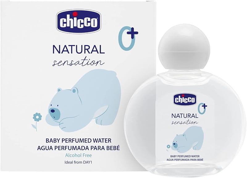 Natural Sensation Acqua di Colonia Fresca e Delicata, Senza Alcol, Rispetta la Pelle Delicata Dei Bambini, 100ml