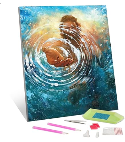 Diamond Painting Bouddha, DIY Broderie Diamant Peinture Kits Bouddha Endormi De Lotus, 5D