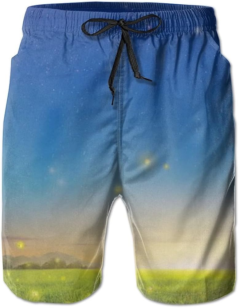 Cool Firefly Board Shorts Boardshorts with Pockets for Men