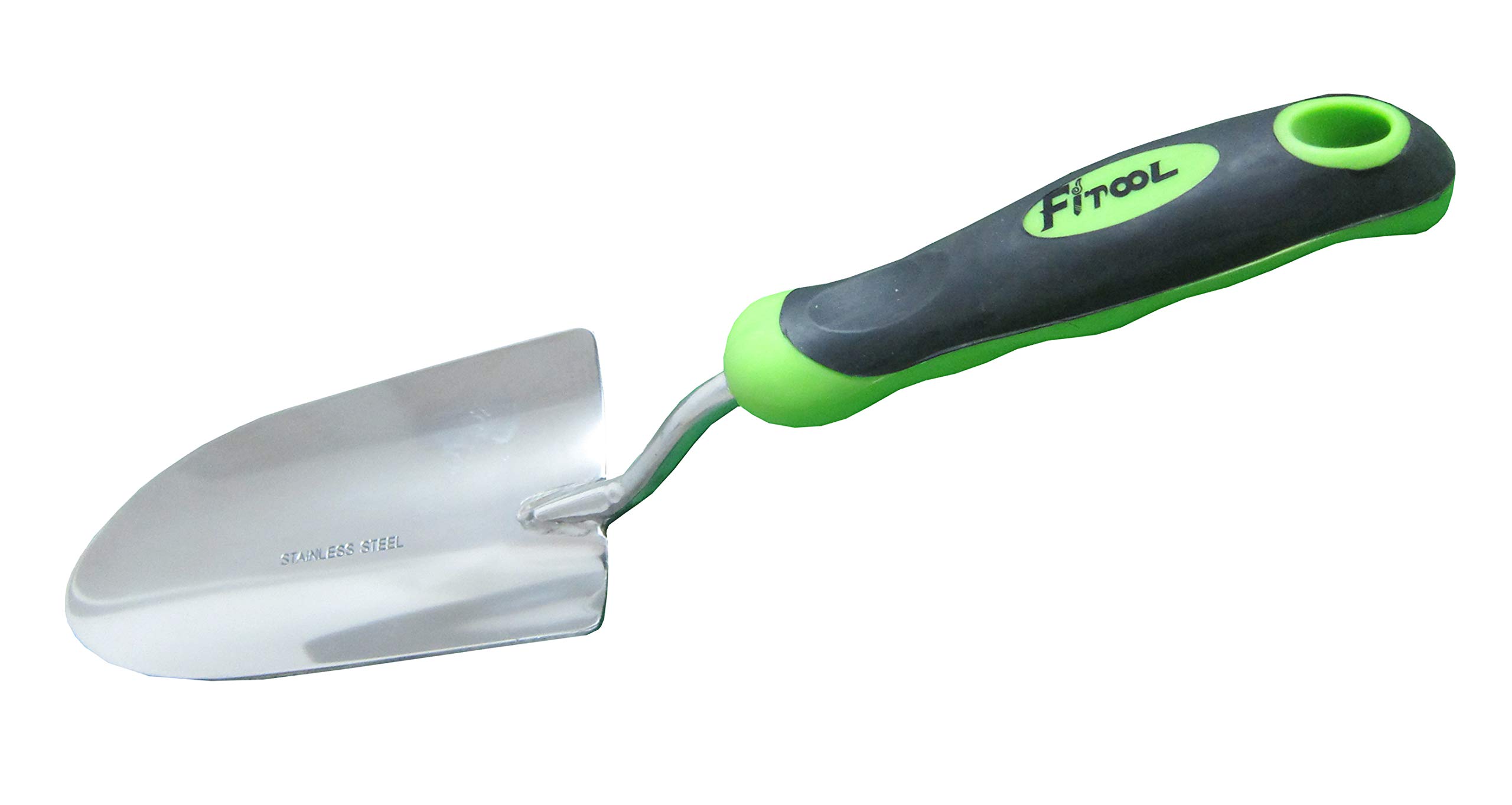 Stainless Steel Hand Trowel 13-Inch, Full Size Stainless Steel Digging Blade Mirror Polishing - Super Strong Premium Garden Trowel - with Soft Dual-Color Ergonomic Handle