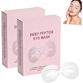 Deep Peptide Eye Mask, 2PCS, Under Eye Patches | 360&deg; Fit Hydrogel, Collagen Peptide, For Puffy Eyes &amp; Dark Circles, Hydrating Firming