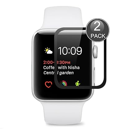 Protector de Pantalla Para Apple Watch 42mm ,EUGO Cobertura ...